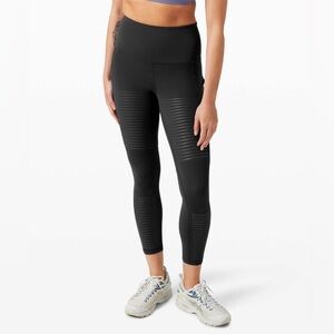 Lululemon Rogue Renegade Super High Rise Tight Crop Black Size 8/Medium